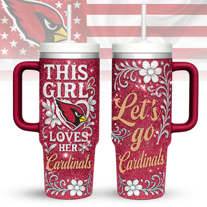 LIMITED EDITION - NEW CUSTOMIZED NFL20 ARC ARIZONA CARDINALS 40 OZ TUMBLER