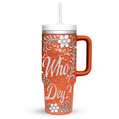 LIMITED EDITION - NEW CUSTOMIZED NFL16 CCB CINCINNATI BENGALS 40 OZ TUMBLER