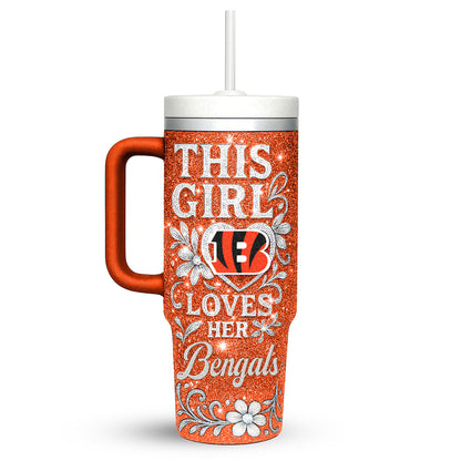 LIMITED EDITION - NEW CUSTOMIZED NFL16 CCB CINCINNATI BENGALS 40 OZ TUMBLER