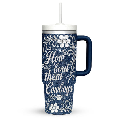 LIMITED EDITION - NEW CUSTOMIZED NFL21 DCB DALLAS COWBOYS 40 OZ TUMBLER