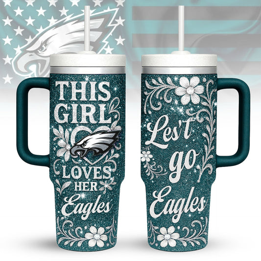 LIMITED EDITION - NEW CUSTOMIZED NFL02 PPE PHILADELPHIA EAGLES 40 OZ TUMBLER
