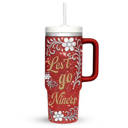 LIMITED EDITION - NEW CUSTOMIZED NFL11 SF49 SAN FRANCISCO 49ERS 40 OZ TUMBLER