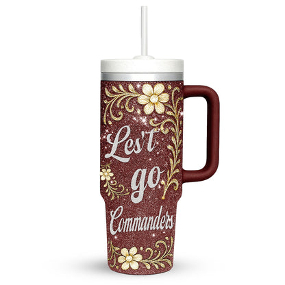 LIMITED EDITION - NEW CUSTOMIZED NFL12 WTC WASHINGTON COMMANDERS 40 OZ TUMBLER
