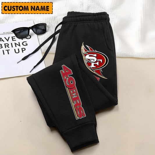 LIMITED EDITION - NEW PERSONALIZED NFL11 SF49 SAN FRANCISCO 49ERS JOGGERS