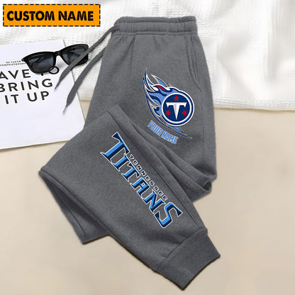 LIMITED EDITION - NEW PERSONALIZED NFL31 TST TENNESSEE TITANS JOGGERS