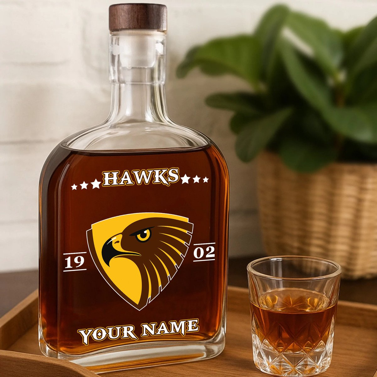 LIMITED STOCK - NEW 10 HTH LUXURY WHISKEY BOTTLE 450ML GIFFT FOR DAD AND GRANDPA