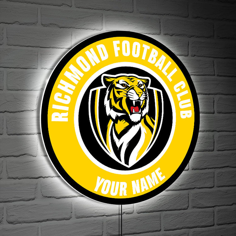 NEW 06 RTG PREMIUM ACRYLIC WALL LED SIGN - PERSONALIZED & UNISEX, PERFECT GIFT FOR FANS