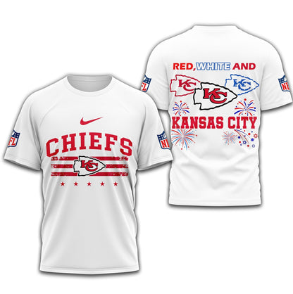 LIMITED EDITION - NEW PREMIUM NFL01 KCC KANSAS CITY CHIEFS UNISEX T-SHIRT