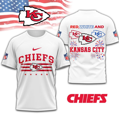 LIMITED EDITION - NEW PREMIUM NFL01 KCC KANSAS CITY CHIEFS UNISEX T-SHIRT