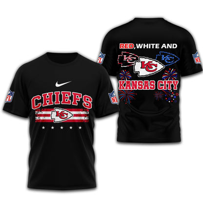 LIMITED EDITION - NEW PREMIUM NFL01 KCC KANSAS CITY CHIEFS UNISEX T-SHIRT