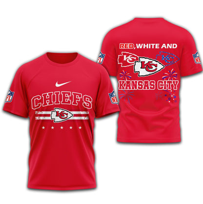 LIMITED EDITION - NEW PREMIUM NFL01 KCC KANSAS CITY CHIEFS UNISEX T-SHIRT