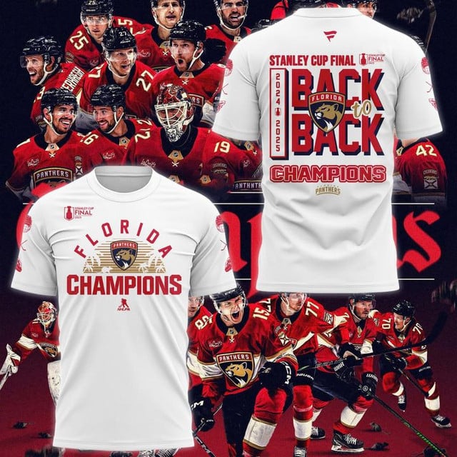LIMITED EDITION - NEW CUSTOMIZED NHL01 FPT FLORIDA PANTHERS T-SHIRT
