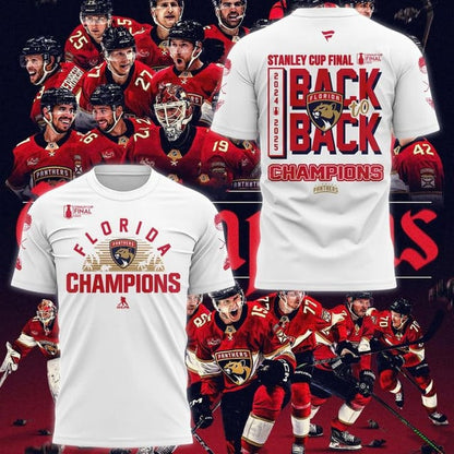 LIMITED EDITION - NEW CUSTOMIZED NHL01 FPT FLORIDA PANTHERS T-SHIRT