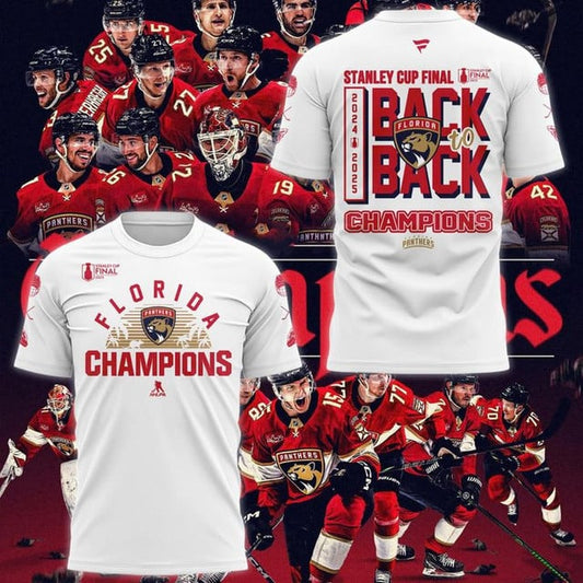 LIMITED EDITION - NEW CUSTOMIZED NHL01 FPT FLORIDA PANTHERS T-SHIRT