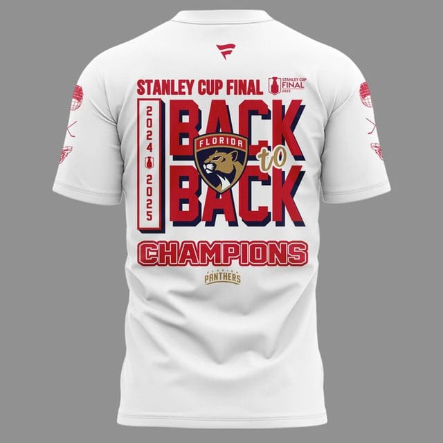 LIMITED EDITION - NEW CUSTOMIZED NHL01 FPT FLORIDA PANTHERS T-SHIRT