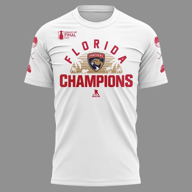LIMITED EDITION - NEW CUSTOMIZED NHL01 FPT FLORIDA PANTHERS T-SHIRT