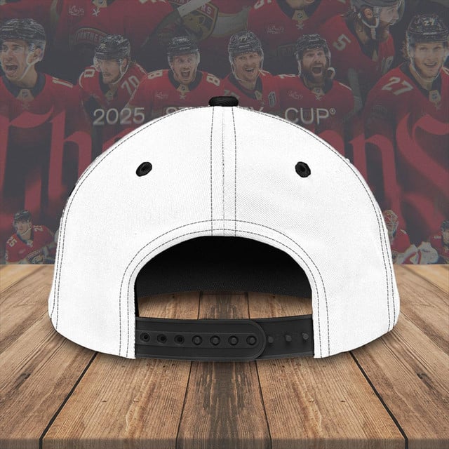 LIMITED EDITION - NEW CUSTOMIZED NHL01 FPT FLORIDA PANTHERS CLASSIC CAP