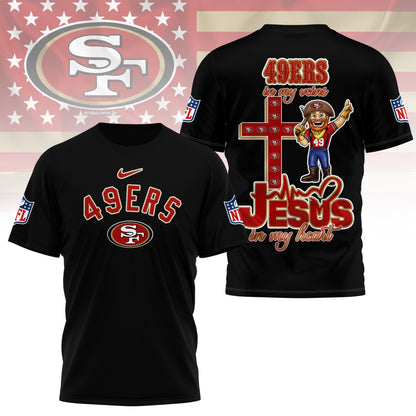 LIMITED EDITION - NEW PREMIUM NFL11 SF49 SAN FRANCISCO 49ERS UNISEX T-SHIRT