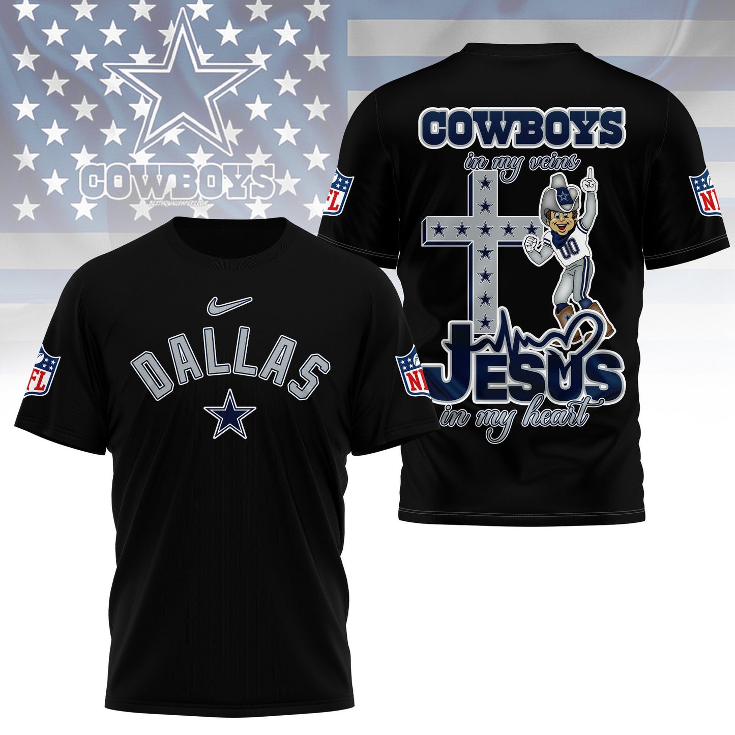 LIMITED EDITION - NEW PREMIUM NFL21 DCB DALLAS COWBOYS UNISEX T-SHIRT