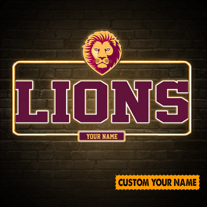 LIMITED STOCK - NEW 02 BBL PERSONALIZED PREMIUM ACRYLIC WALL LED SIGN GIFT FOR FANS