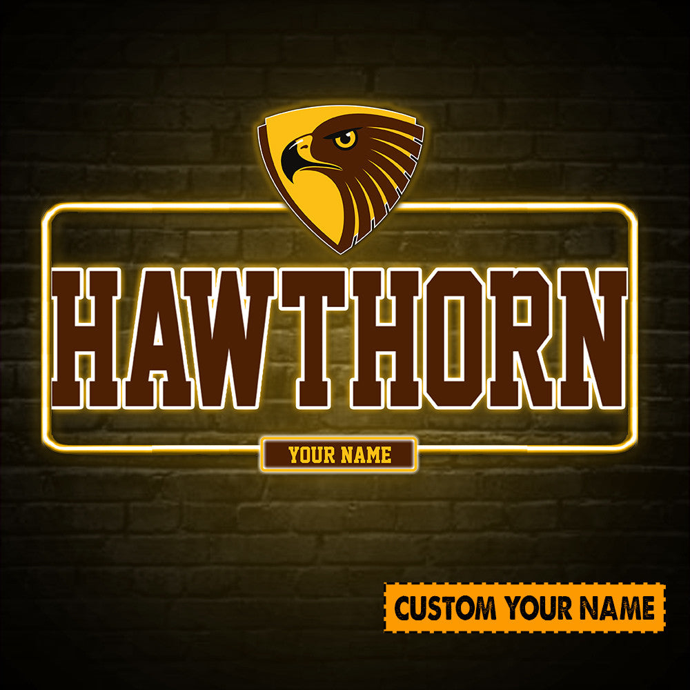 LIMITED STOCK - NEW 10 HTH PERSONALIZED PREMIUM ACRYLIC WALL LED SIGN GIFT FOR FANS