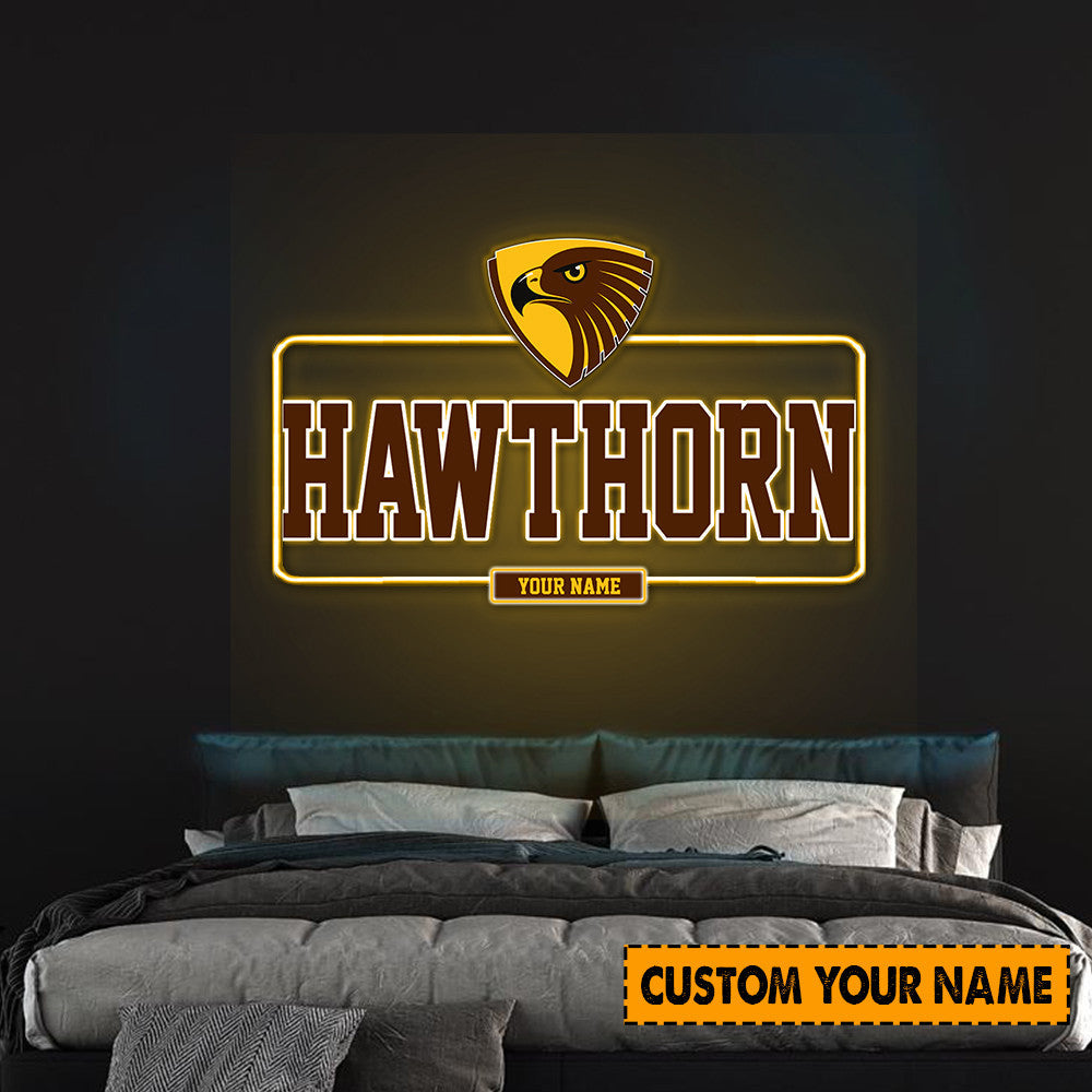 LIMITED STOCK - NEW 10 HTH PERSONALIZED PREMIUM ACRYLIC WALL LED SIGN GIFT FOR FANS
