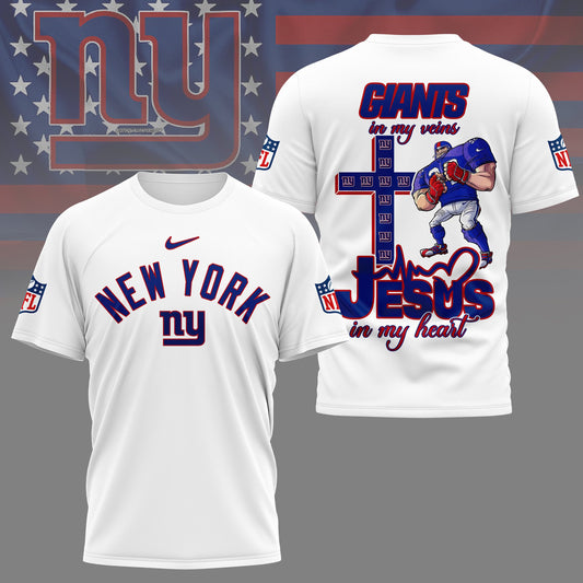 LIMITED EDITION - NEW PREMIUM NFL32 NYG  NEW YORK GIANTS UNISEX T-SHIRT