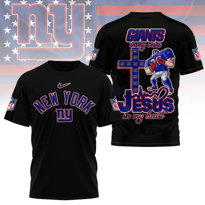LIMITED EDITION - NEW PREMIUM NFL32 NYG  NEW YORK GIANTS UNISEX T-SHIRT