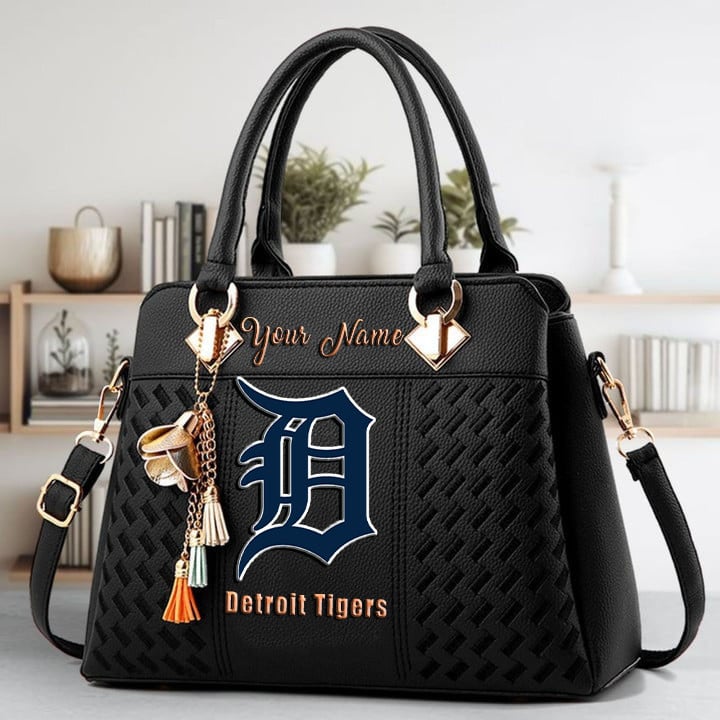 LIMITED EDITION - NEW CUSTOMIZED MLB16 DTS DETROIT TIGERS WOMEN'S HANDBAGS MULTICOLOR