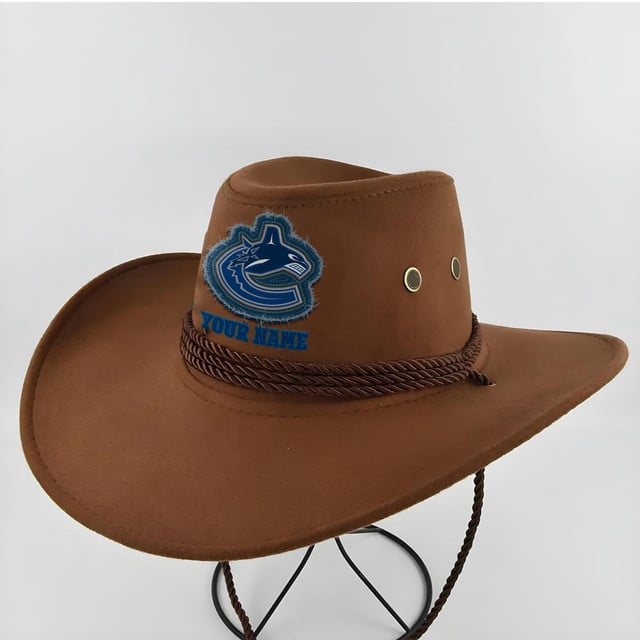 LIMITED EDITION - NEW CUSTOMIZED NHL19 VCC VANCOUVER CANUCKS COWBOY HAT