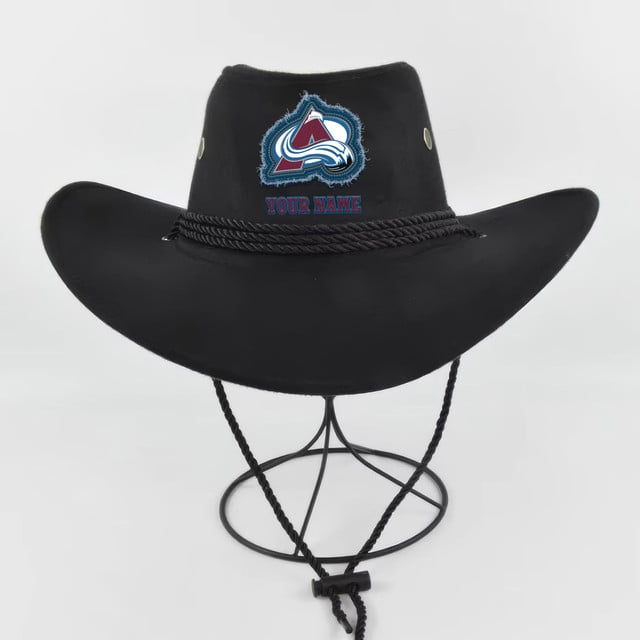 LIMITED EDITION - NEW CUSTOMIZED NHL05 CAL COLORADO AVALANCHE COWBOY HAT