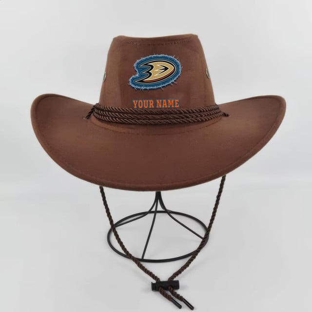 LIMITED EDITION - NEW CUSTOMIZED NHL09 AHD ANAHEIM DUCKS COWBOY HAT