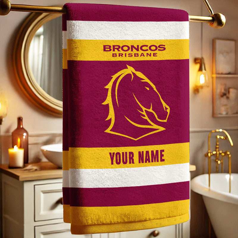 LIMITED EDITION - NEW 01 BBC PERSONALIZED BATH TOWEL GIFT FOR FANS