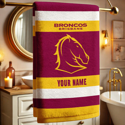 LIMITED EDITION - NEW 01 BBC PERSONALIZED BATH TOWEL GIFT FOR FANS