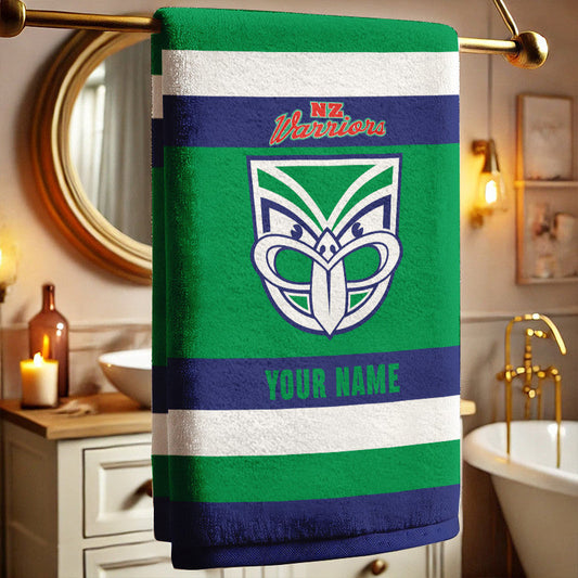 LIMITED EDITION - NEW 11 NZW PERSONALIZED BATH TOWEL GIFT FOR FANS