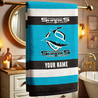 LIMITED EDITION - NEW 08 CNS PERSONALIZED BATH TOWEL GIFT FOR FANS