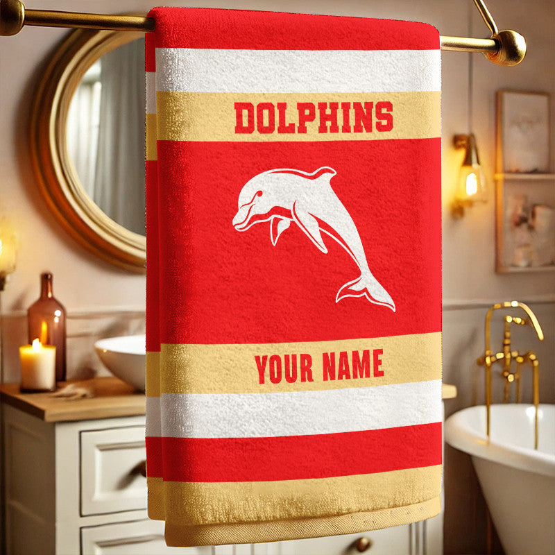 LIMITED EDITION - NEW 17 DPS PERSONALIZED BATH TOWEL GIFT FOR FANS