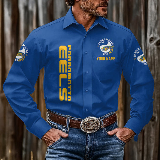 LIMITED EDITION - NEW 06 PME CUSTOMIZED MEN'S LONG-SLEEVE BUTTON-UP SHIRT
