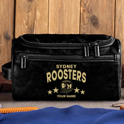 LIMITED EDITION - NEW 15 SRT MEN'S LEATHER TOILETRY BAG CUSTOM NAME PERFECT GIFT FOR FAN