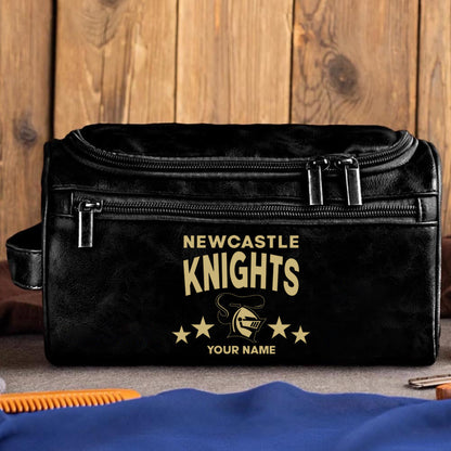 LIMITED EDITION - NEW 12 NCK MEN'S LEATHER TOILETRY BAG CUSTOM NAME PERFECT GIFT FOR FAN