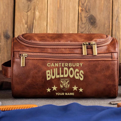LIMITED EDITION - NEW 03 CBD MEN'S LEATHER TOILETRY BAG CUSTOM NAME PERFECT GIFT FOR FAN