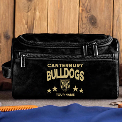LIMITED EDITION - NEW 03 CBD MEN'S LEATHER TOILETRY BAG CUSTOM NAME PERFECT GIFT FOR FAN