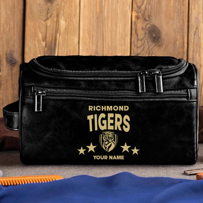 LIMITED EDITION - NEW 06 RTG MEN'S LEATHER TOILETRY BAG CUSTOM NAME PERFECT GIFT FOR FAN