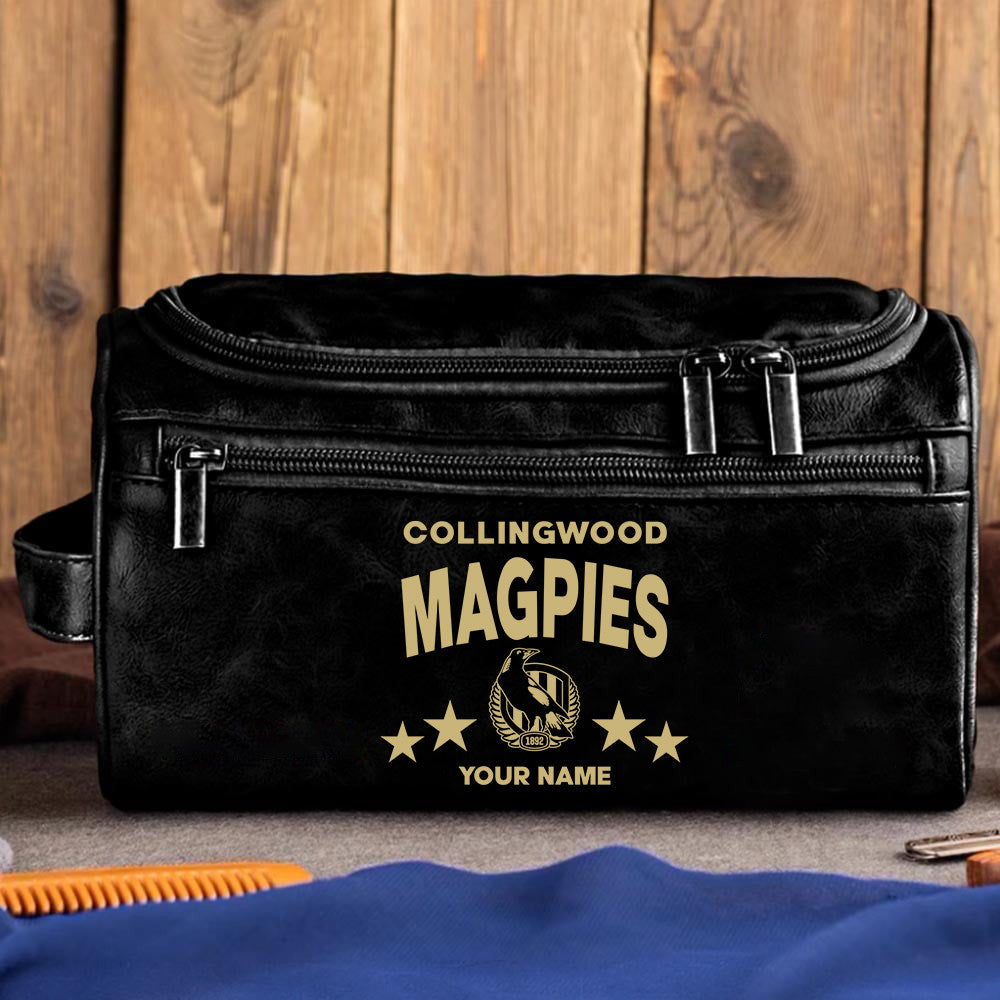 LIMITED EDITION - NEW 03 CLWM MEN'S LEATHER TOILETRY BAG CUSTOM NAME PERFECT GIFT FOR FAN