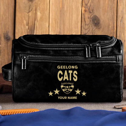 LIMITED EDITION - NEW 07 GLC MEN'S LEATHER TOILETRY BAG CUSTOM NAME PERFECT GIFT FOR FAN