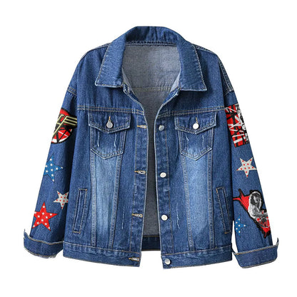 PREMIUM VAN HALEN UNISEX DENIM JACKET - MAKE THE PERFECT GIFT