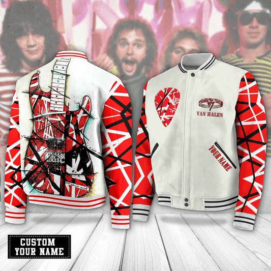 PREMIUM VAN HALEN BASEBALL JACKET - MAKE THE PERFECT GIFT