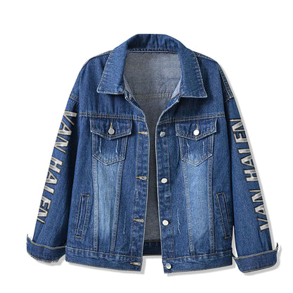 PREMIUM VAN HALEN UNISEX DENIM JACKET - MAKE THE PERFECT GIFT