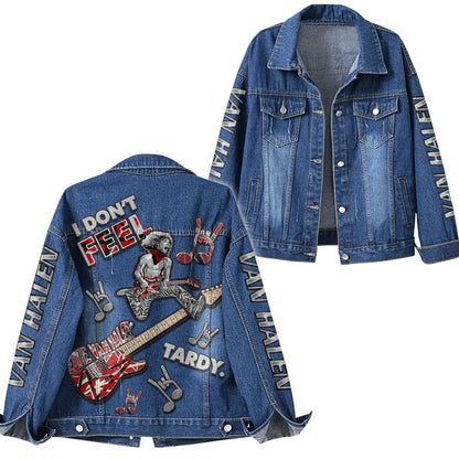 PREMIUM VAN HALEN UNISEX DENIM JACKET - MAKE THE PERFECT GIFT