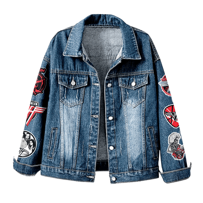 PREMIUM VAN HALEN UNISEX DENIM JACKET - MAKE THE PERFECT GIFT